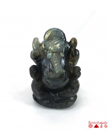 Labradorite Ganesha Statue
