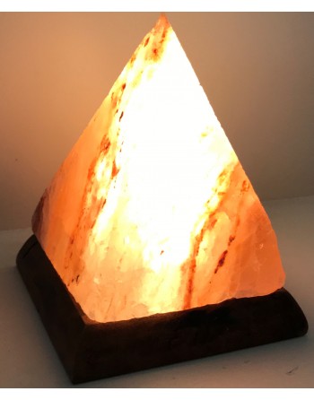 Triangle  Natural Himalayan Rock Salt Crystal Lamp
